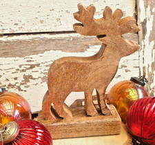 Elch Hirsch Renntier stehend