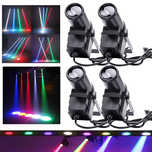 30w rgbw led pinspot - 4x,