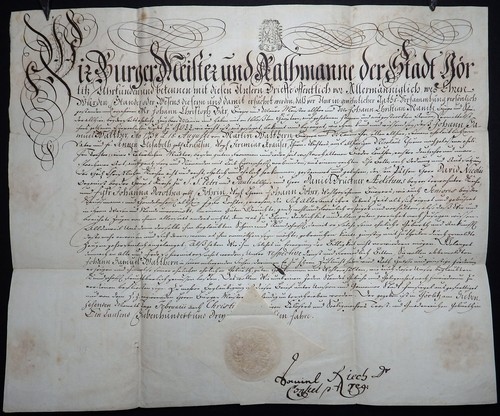 Handschrift sachsen görlitz - sachsen,