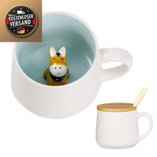 3D Esel Keramik Tasse mit