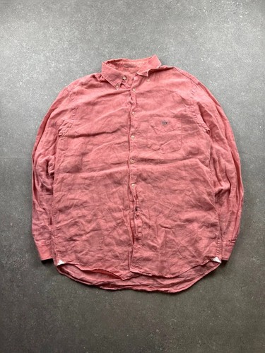 Lacoste 100 leinen hemd - lacoste, 100%