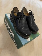 Meindl Damen Schuhe Leder 5 Schwarz Gr 38 Haferl Tracht Halbschuhe Top Edel ✅