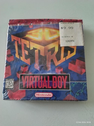 Nintendo virtual boy tetris - nintendo,