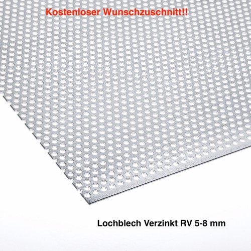 Stahl verzinkt lochblech - verzinkt,