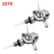 2X Universal Kraftstoffhahn Benzinhahn 10mm Benzin Hahn Schalter mit Benzinsieb