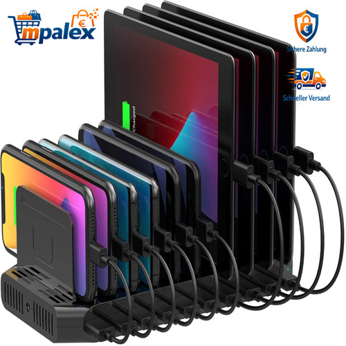 Usb ladestation port 60w - 10,