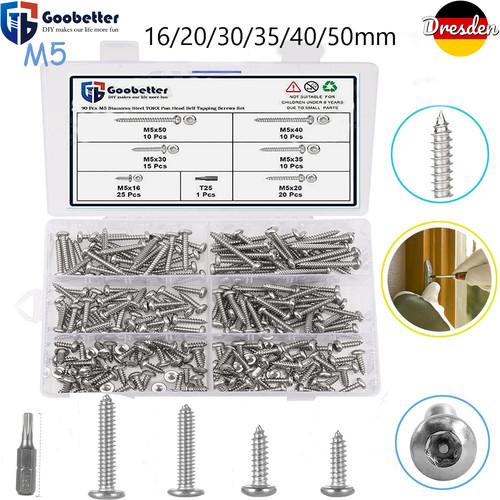 90tlg edelstahl fester torx - 90tlg,
