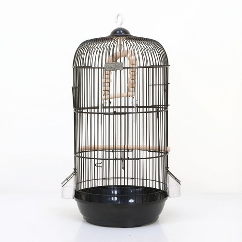 Vogelkäfig mit spielzeug rund - mit,