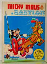 1972 * Comic * Mickys Reisen durch die Zeit * in Babylon * Hardcover * Delphin