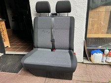 VW T5 T6 T6.1 Sitzbank Beifahrer Doppelsitzbank Stoff Austin Bank Sitz Caravelle
