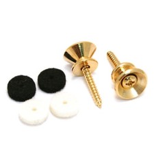 Fender Pure Vintage Strap Buttons Gold - Gitarren Ersatzteil