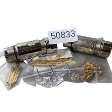 SET Inhalt 2 Stück!!! Intercontec BKUA199MR24580200000 Rundsteckverbinder 923 Ku