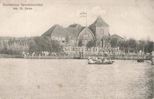 846783) AK Bootshaus Speckenbüttel bei Bremerhaven gelaufen um 1915/20