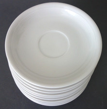 1x Untertasse zu Kaffeetasse Thomas Trend weiß Rillen d 14,4 cm