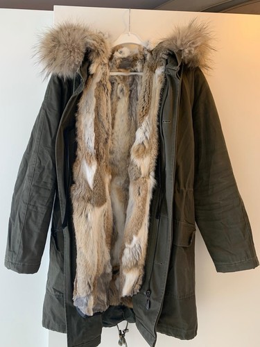 Funk parka echtpelz jacke hase - echtpelz,