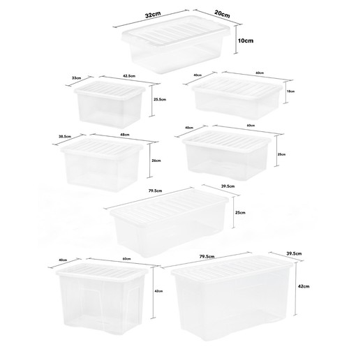 10er set kunststoff - set], klar