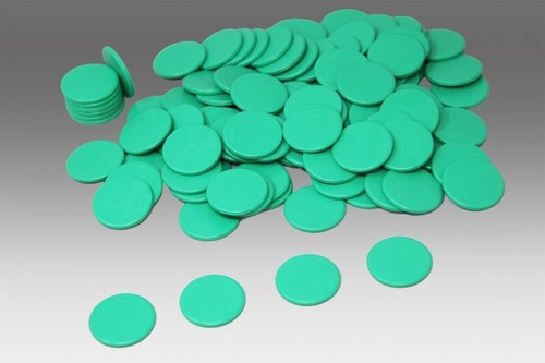 Spielchips grün - spielchips,, (100