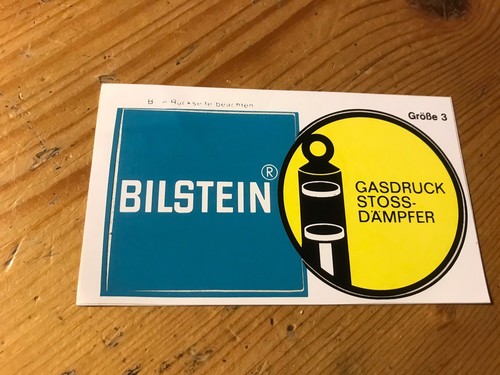 Aufkleber bilstein gasdruck - aufkleber,