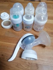 Babyflaschen Set + Pumpe Neuwertig Neugeborene