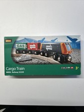 BRIO 33259 Güterzug mit Lok Holzeisenbahn Holzspielzeug Holzspielzeug OVP