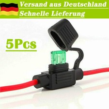 5X 12V KFZ Automatiksicherungshalter Sicherung Halter Automat MAX 30A Für PKW
