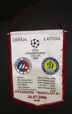 Original Spielwimpel Champions League 2006 Liepaja-Dynamo Kiew/Kyiv