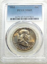 1955 Franklin Half Dollar PCGS