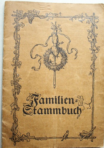 Familien stammbuch 1924 - familien-stammbuch,