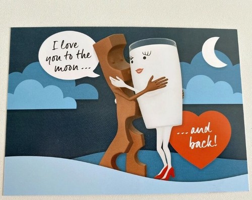 Milky schoki postkarte i - milky, &