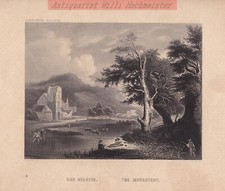 Ruisdael "Das Kloster" Stst. von Heawood bei A.H.Payne 1870/71