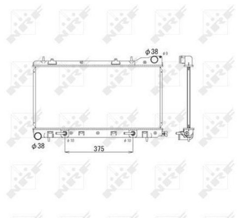 Kühler subaru forester 0s - kÜhler,