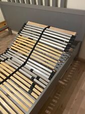 Ikea Hemnes Bett, grau 180x200