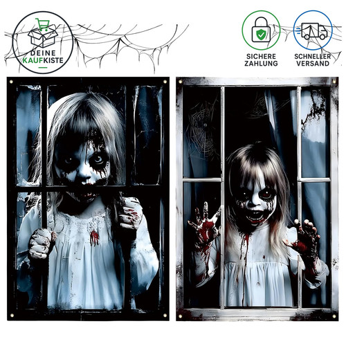 Halloween fensterbilder 2er - halloween,