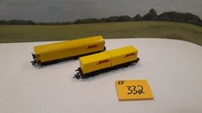 Firmen Set DHL, Art 332, TT, 1 Containerwagen, 1 Kühlwagen
