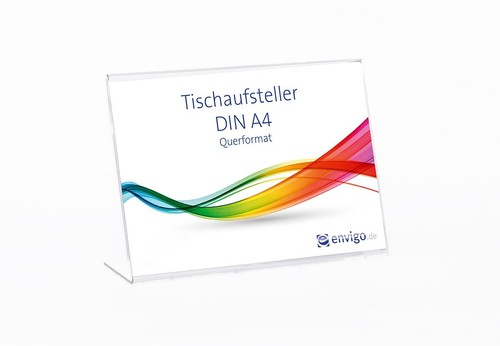 Tischaufsteller ständer - tischaufsteller, »l-ständer«