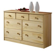 Sideboard Anrichte 7 Schubladen Möbel Holz Kiefer massiv Landhaus