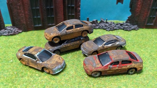 Stück rostige modellautos - stück,