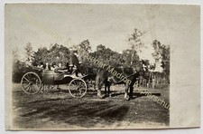 orig. Foto AK um 1910 Kutsche