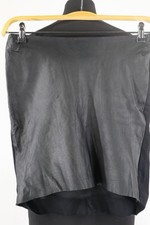 Hallhuber schwarzer Leder-Rock