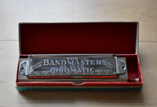 Vintage C.A. Seydel Bandmaster De Luxe Chromatic Mundharmonika C-Dur, 12 Löcher