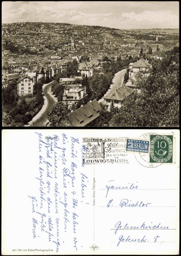 Ansichtskarte stuttgart partie - stuttgart,