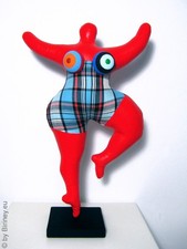 Bunte Nana-Figur  34cm von Biriney  handgefertigt Hommage Niki de Saint Phalle
