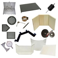 Kago Ersatzteile  Dichtung Kamin Scheibe Rost Ausmauerung Türschließfeder Ofen