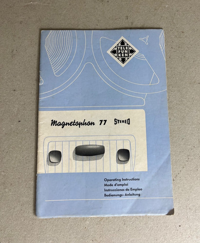 Telefunken magnetophon - magnetophon, 77