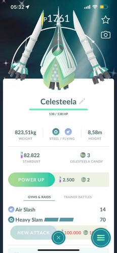 Shiny celesteela mlnl c go - t,
