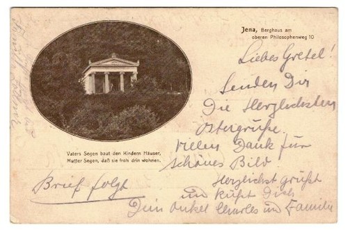Ansichtskarte jena - ansichtskarte,