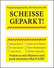 50 Stk. Scheisse Geparkt
