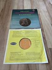 LP Vinyl 1957  Brahms Backhaus
