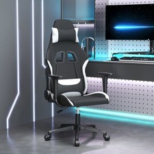 Gaming Stuhl mit Massage Bürostuhl Drehstuhl Schreibtischstuhl Stoff vidaXL