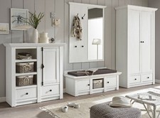 Garderobe Garderobenset weiß